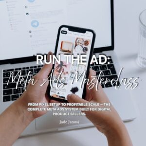 run the ad: meta ads masterclass product image