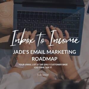 income to inbox email marketing roadmap product image