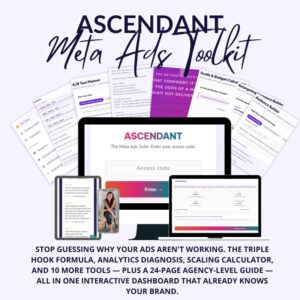 ascendant meta ads toolkit mockup
