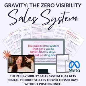 gravity zero visibility sales system product image